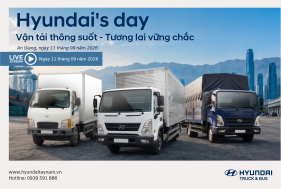 LIVESTREAM: HYUNDAIS DAY – VẬN TẢI THÔNG SUỐT, TƯƠNG LAI VỮNG CHẮC